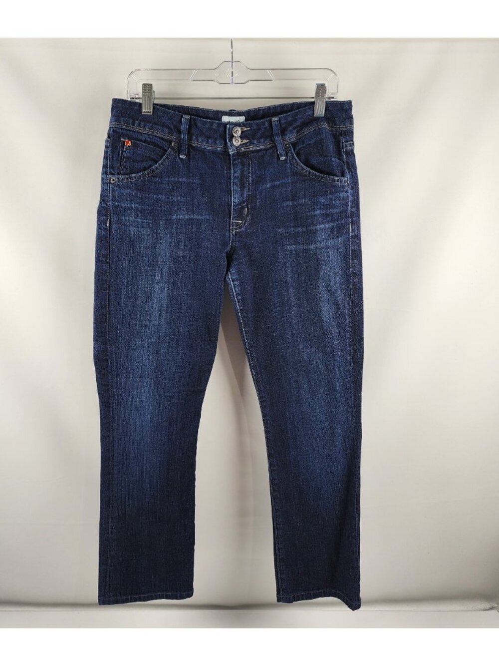 Hudson Jeans Womens 31x27 Blue Beth Midrise Baby Bootcut USA
